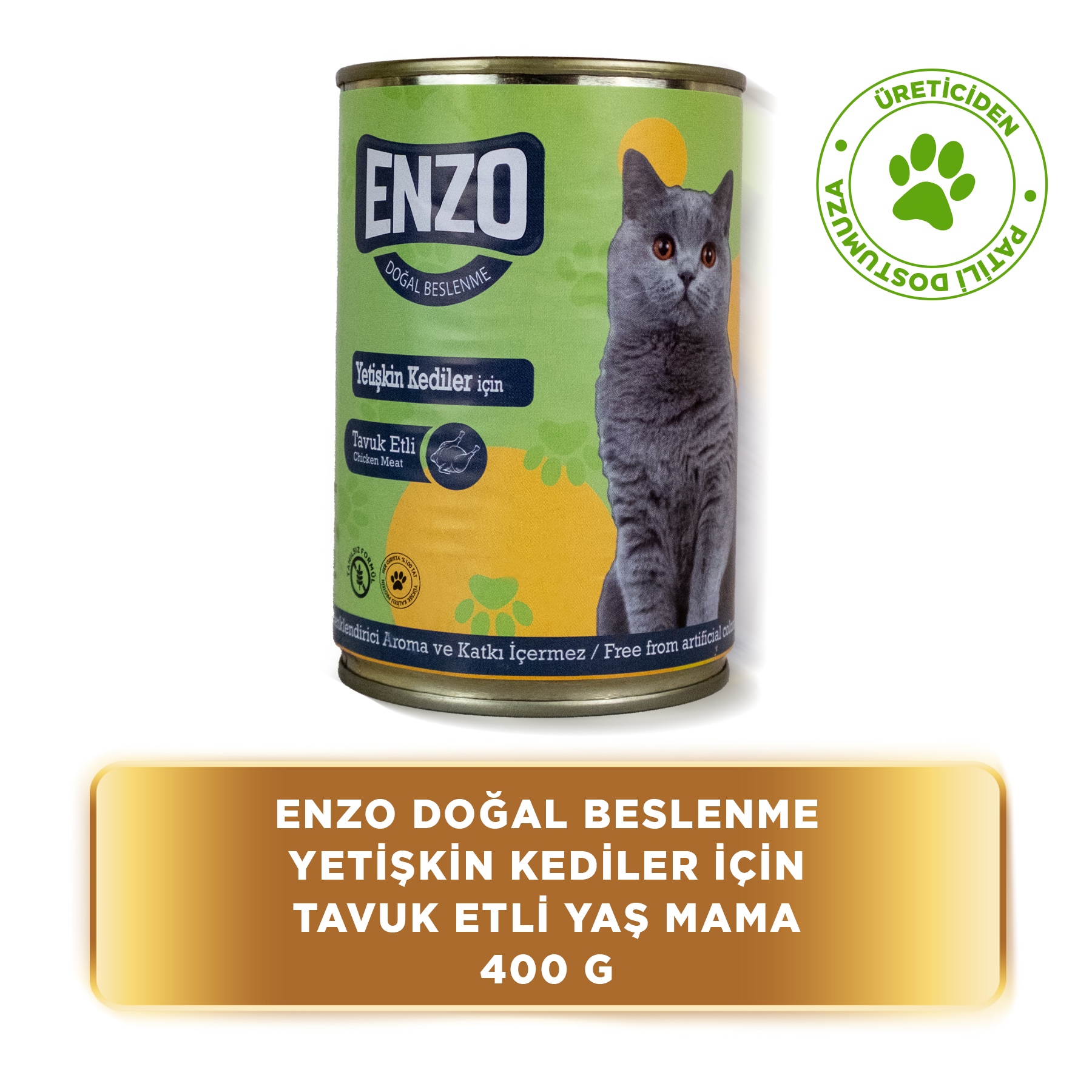 Tekli yetişkin kedi tavuk